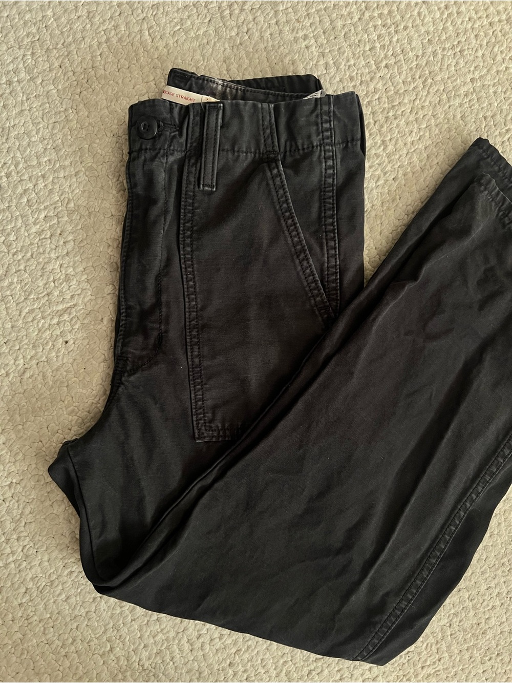 Levi's Black Ribcage Pants
